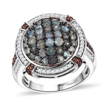 AA Alexandrit Ring 925 Silber rhodiniert (Gr&ouml;&szlig;e 20.00) ca. 2,55 ct