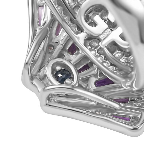 GP Shell Trionfo Kollektion - AA Multi-Edelstein, Zirkon und blauer Saphir Ring/ Anhänger  - 1,41 ct. image number 9