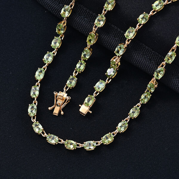 EverTrue Peridot 45cm Halskette - 22,64 ct. image number 2