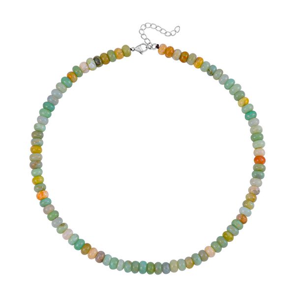 Mehrfarbige Amazonit Halskette, 45+5cm - 200 ct. image number 3