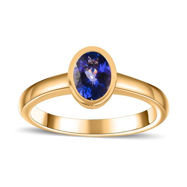 AA Tansanit Ring - 0,90 ct. image number 8