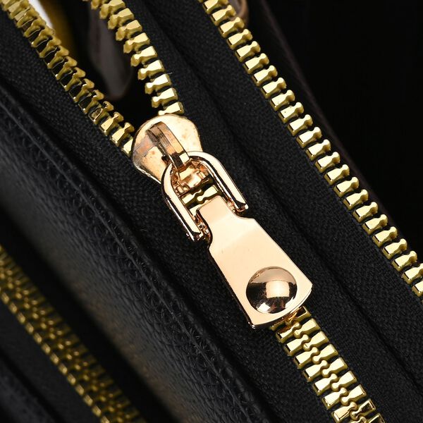 PASSAGE Crossbody Tasche, 18x6,5x11cm, Schwarz image number 6