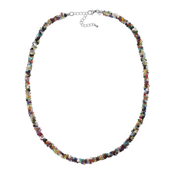 EverTrue mehrfarbige fossile Koralle Halskette, 50+5cm - 110 ct.
