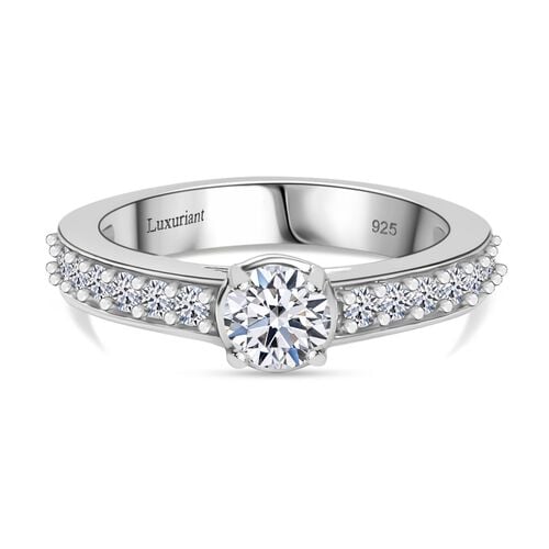 LUXURIANT DIAMOND- SGL zertifizierter VS-EF Labor Diamant Ring - 1 ct. image number 0