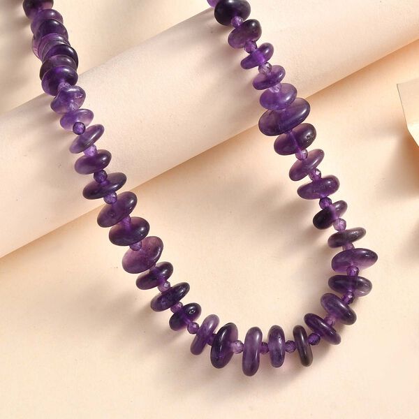 Afrikanische Amethyst-Halskette, 50 cm - 240 ct. image number 2