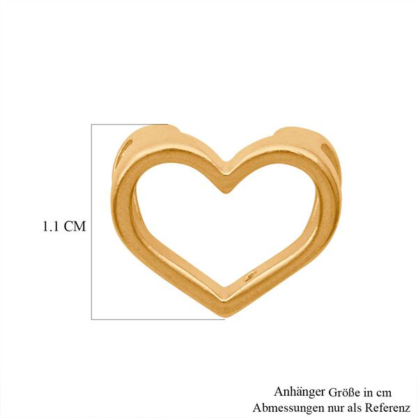 Herz Anhänger in 999 Gold image number 5