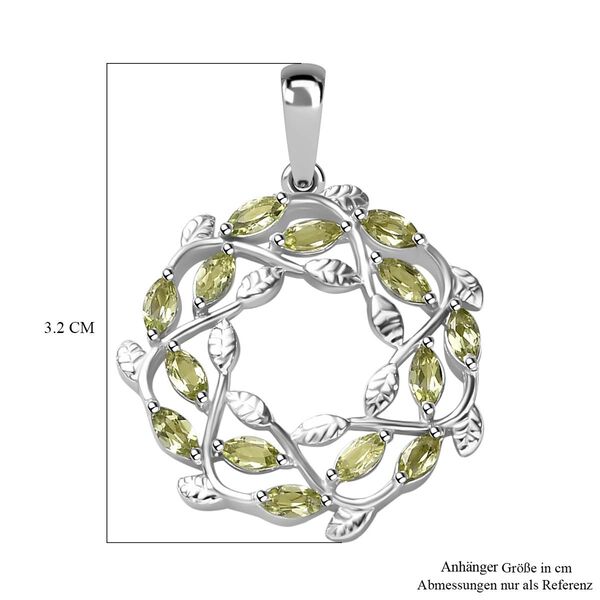 Peridot Anhänger - 1,09 ct. image number 5