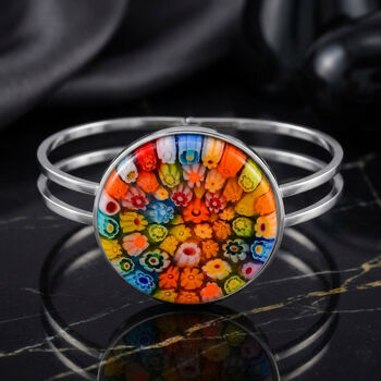 Armreif in Murano-Stil, 16,5 cm