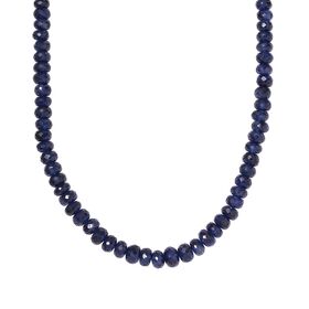 Blaue Saphir-Halskette, 45 cm - 160 ct.