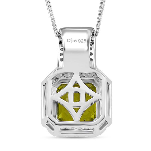 D'Joy Peridot und Moissanit Ring und Anh&auml;nger mit 45cm Kette image number 8
