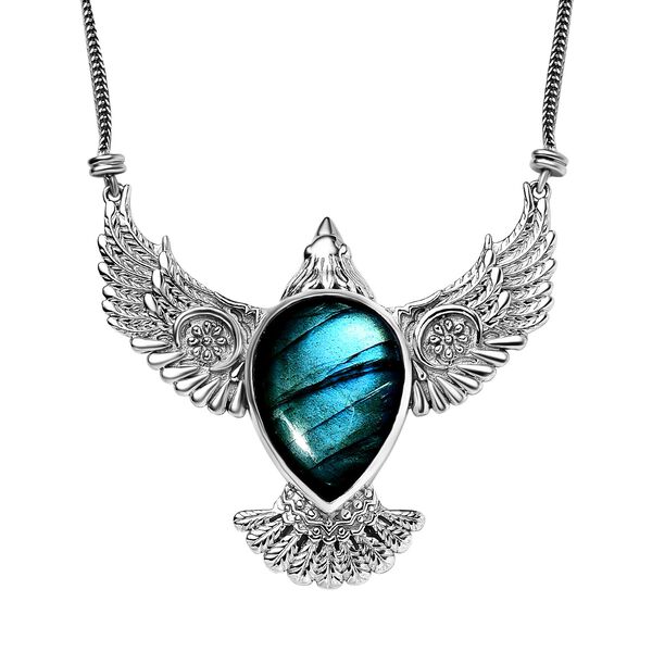 AAA Labradorit Halskette, 45cm - 27,45 ct.