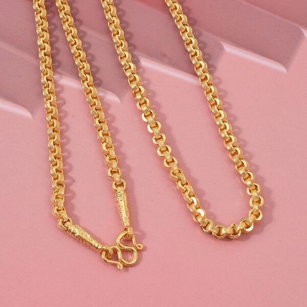 965 Gelb Gold Kette ca. 45 cm ca. 3,80g image number 1