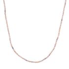 D'Joy Mehrfarbige Süßwasser Perle Halskette ca. 45 cm 925 Silber vergoldet