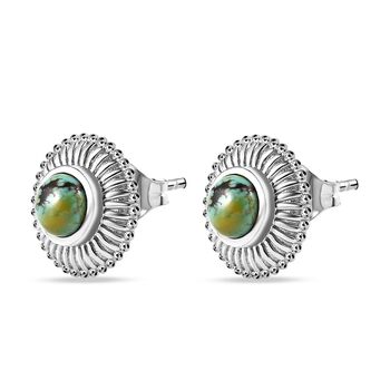 Sierra Nevada T&uuml;rkis Solit&auml;r Ohrringe - 1,20 ct.