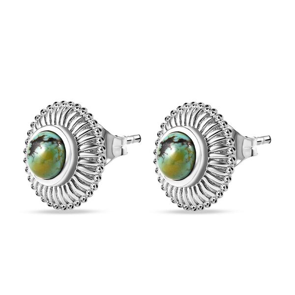 Sierra Nevada T&uuml;rkis Solit&auml;r Ohrringe - 1,20 ct. image number 3