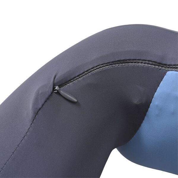 Reisekissen aus Memory-Schaum mit verstellbarem Kordelzug, ergonomisch geformt für Nackenstütze, 29x16x25 cm, Dunkelgrau image number 5