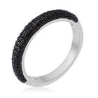 Schwarzer Spinell Ring 925 Silber rhodiniert  ca. 0,81 ct image number 2