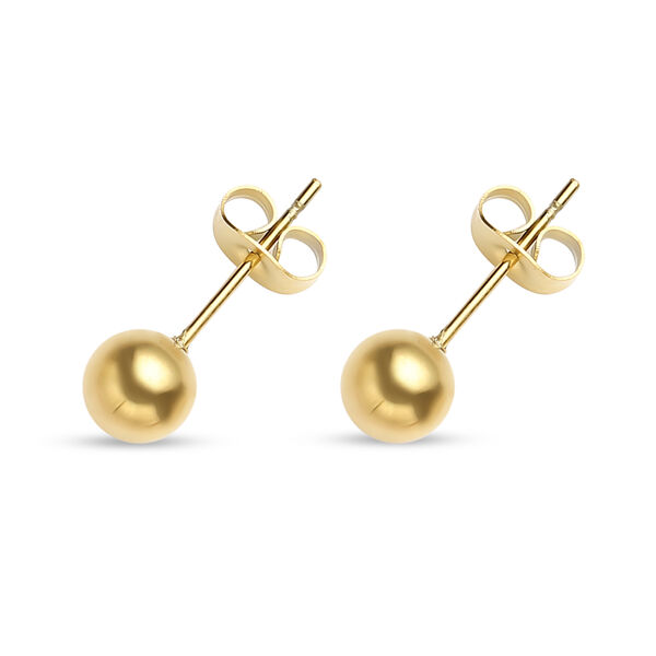 2er- Set wei&szlig;e Kristall-Ohrringe und Halskette, ca. 50 cm, Edelstahl IP-Gold image number 4