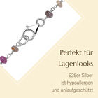 Bouquet mehrfarbige Saphir-Halskette image number 5
