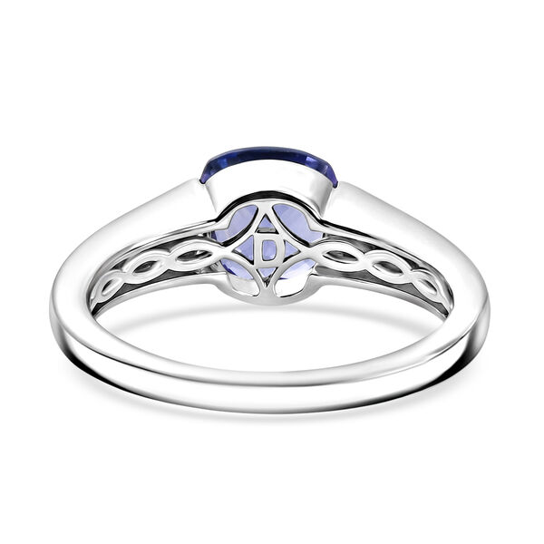 D'Joy AA Tansanit Ring 925 Silber Rhodiniert (Gr&ouml;&szlig;e 17.00) ca. 1,86 ct image number 6
