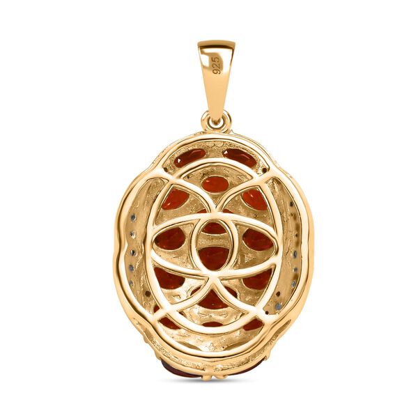 Mosambik Granat und Zirkon Anhänger - 6,54 ct. image number 5