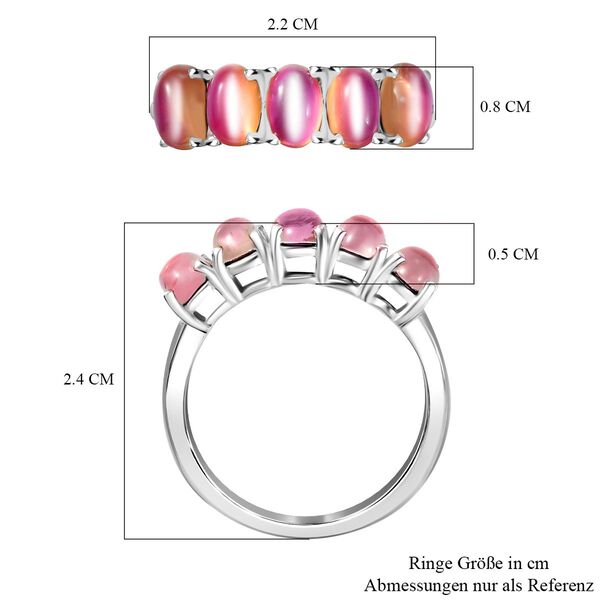 Flamingo Mondstein Ring - 2,70 ct. image number 7