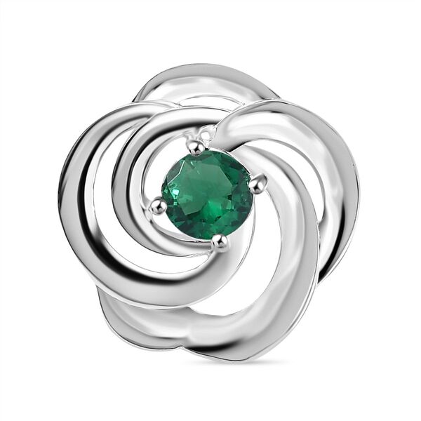 Russischer Diopsid Zirkonia Anhänger - 0,43 ct. image number 0