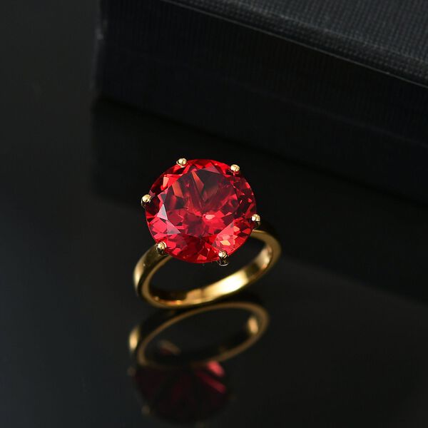 D'Joy Labor Padparadscha Saphir Ring - 13,12 ct. image number 1