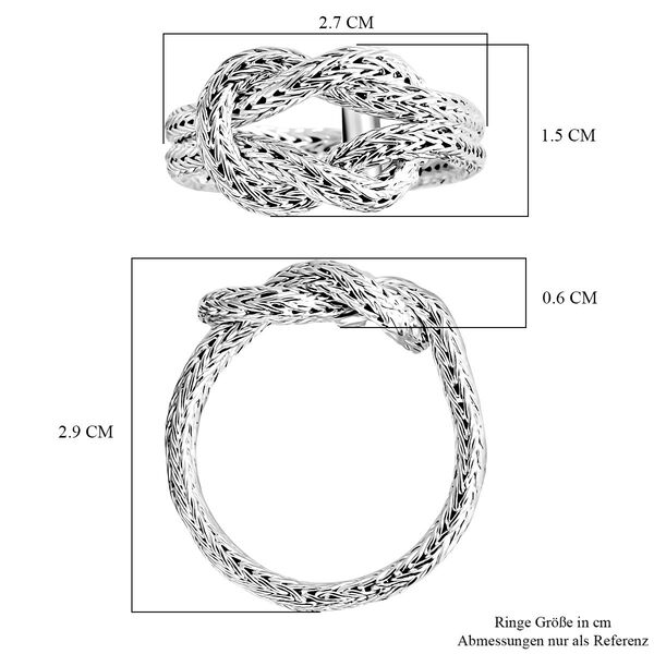 Royal Bali - 925 Silber Ring (Größe 17.00) ca. 6,50g image number 5