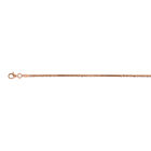 Italianisches Alternative Margarita Armband, ca. 19 cm, 925 Silber, rosévergoldet