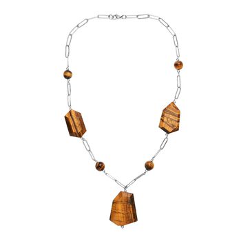 Tigerauge 50cm Halskette - 240 ct.