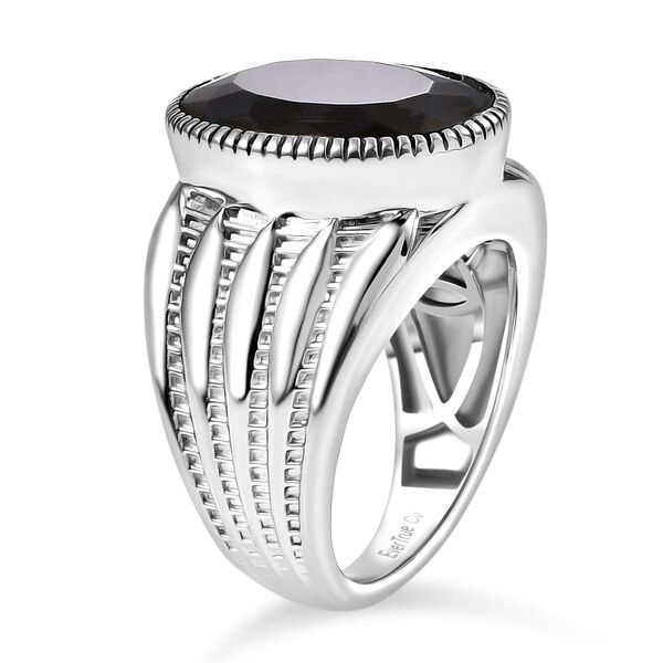 Elite Shungit Ring 950 Kupfer (Gr&ouml;&szlig;e 17.00) ca. 5,35 ct image number 5