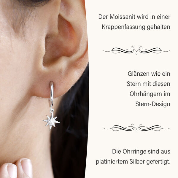 Stern Moissanit Ohrringe - 0,20 ct. image number 7