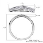 Weißer Zirkon Ring, 925 Silber (Größe 18.00) ca. 0.91 ct image number 6