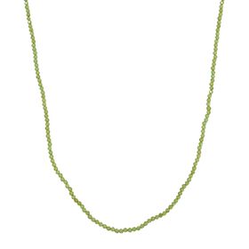 AA Natürliche Peridot 78+5 cm Halskette - 56,50 ct.