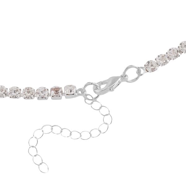 Weiße Muschelkernperle Schmuckset Messing image number 3