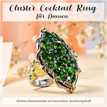 Nat&uuml;rlicher Chromdiopsid-Ring - 5,19 ct.