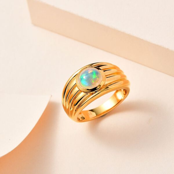AA natürlicher, äthiopischer Welo Opal-Ring - 0,97 ct. image number 2