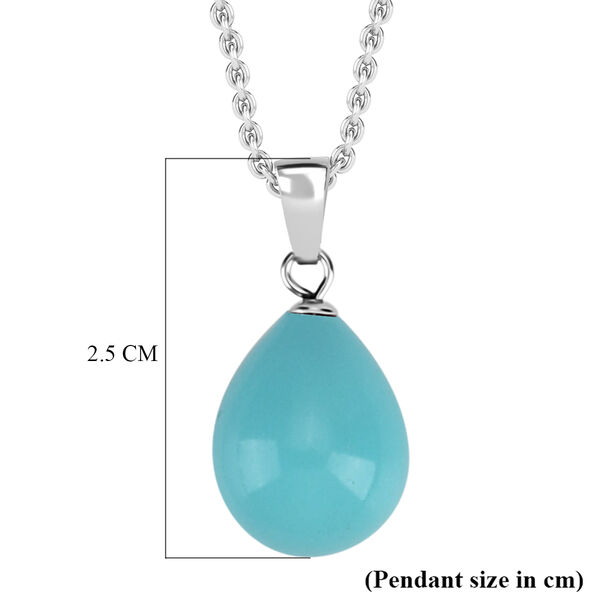 Sleeping Beauty Farbe Muschelkernperle (15x12 mm) Schmuckset ca. 50 cm image number 6