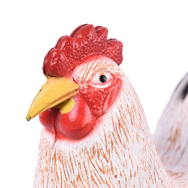 Huhn Gartendekoration, Schwarz und Wei&szlig; image number 2