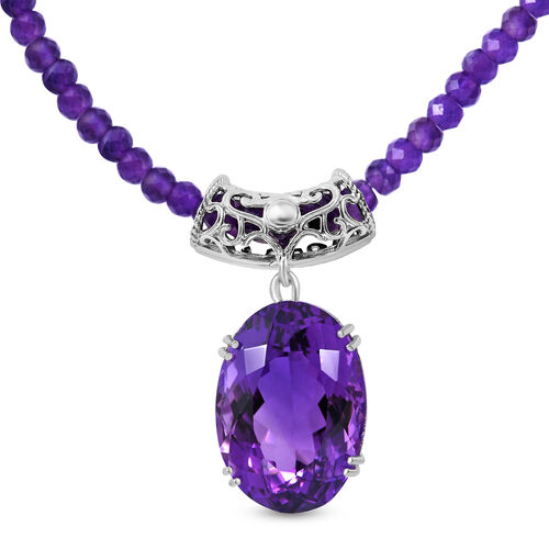 Afrikanisches Amethyst-Schmuckset - 73,32 ct. image number 0