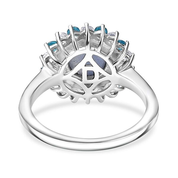 D'Joy Aurora Mondstein, Neon Apatit und Zirkon Ring - 2,99 ct. image number 6