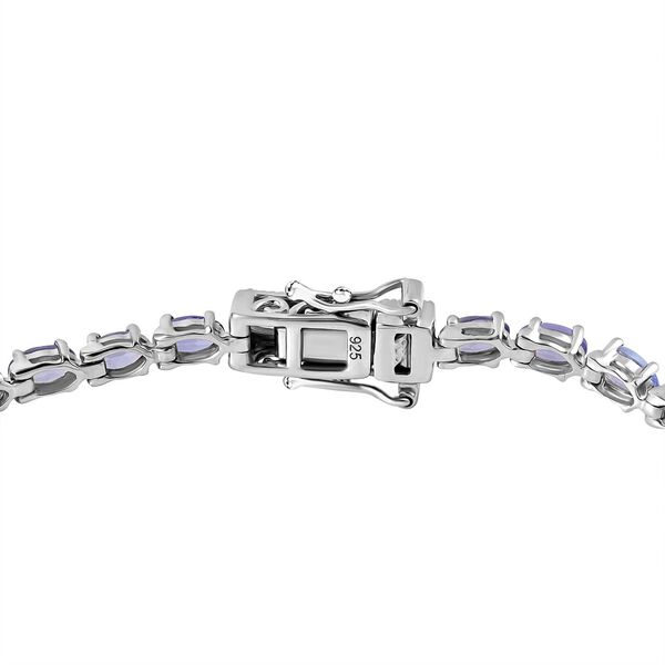 Tansanit Armband ca. 19 cm 925 Silber rhodiniert ca. 7.80 ct image number 4