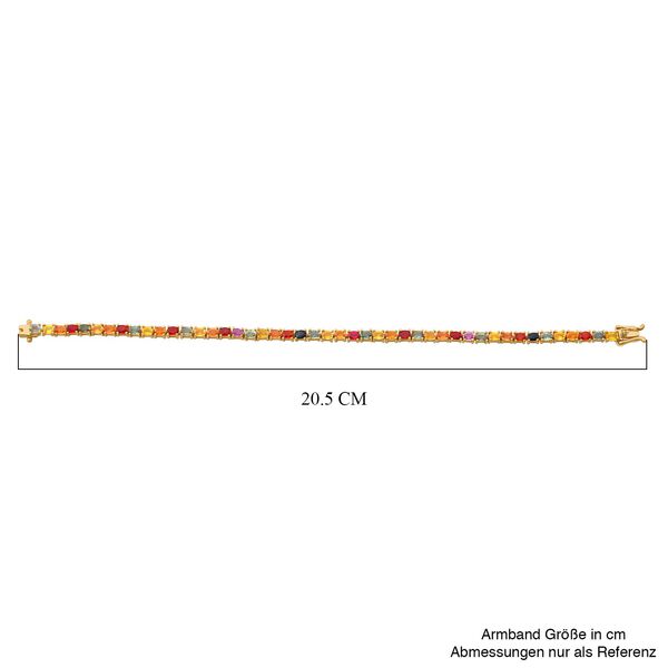 Mehrfarbiges Saphir Armband - 9,81 ct. image number 4