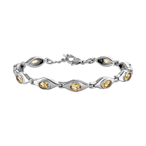 Citrin Armband ca. 18 cm Edelstahl ca. 3.60 ct image number 0