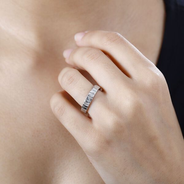 925 Silber rhodiniertRing (Größe 18.00) ca. 4,95g image number 3