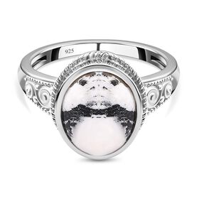 Weißer Büffel-Ring - 4,97 ct.