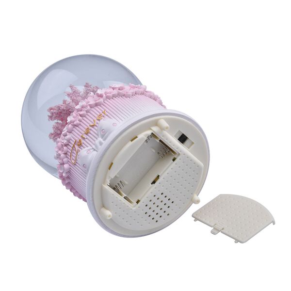 Schneekugel mit Musik, Der Wunschbaum und das Mädchen, 11x15.5cm, lila image number 7