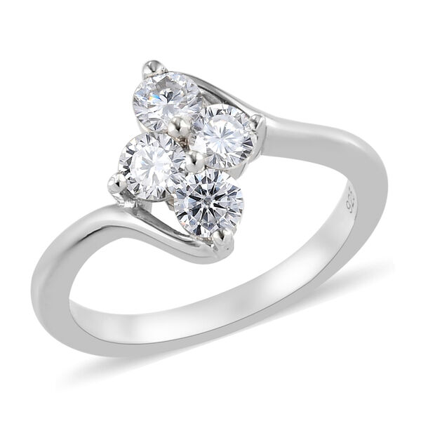 Moissanit floraler Ring, image number 4