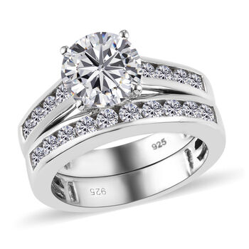 2er-Set, Moissanit-Ringe - 2,48 ct.